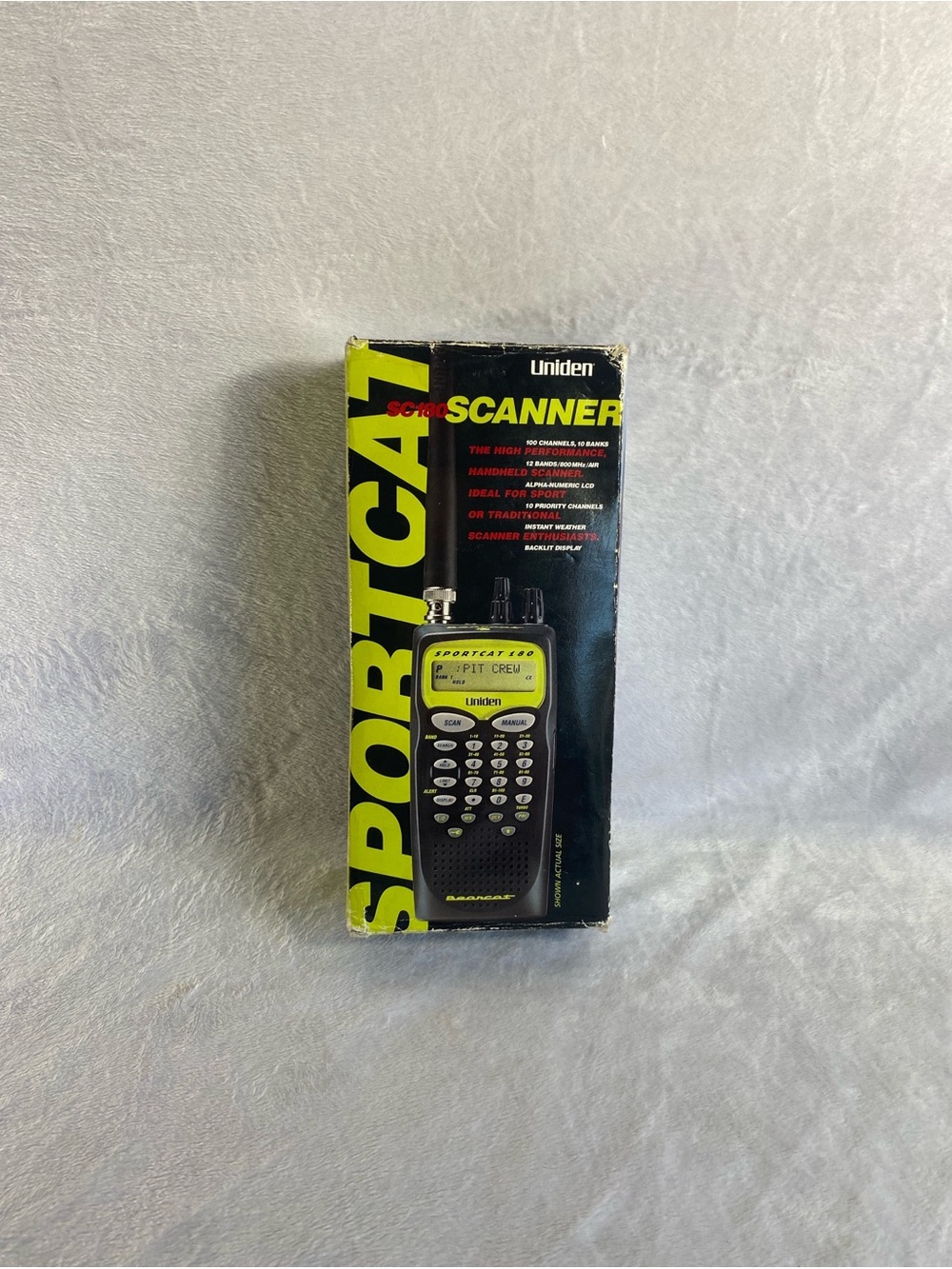 Uniden Sportcat SC180 Scanner New In Open Box Missing Charger